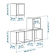 Комбінація настінних шаф IKEA ЕКЕТ, біла, 105x35x120 см, 091.888.42 - зображення 4