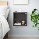 Настенный шкаф IKEA ЭКЕТ, застеклить дверь, темно-серый, 35x25x35 см, 493.363.41 - изображение 3