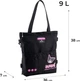 Сумка-рюкзак Kite Kuromi 38x36x7 см Чорна (HK24-586) - зображення 11