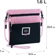 Сумка-кросбоді Kite teens 22.5x21.5x1 см Чорно-рожева (K24-2772-2) - зображення 4