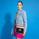 Сумка-кросбоді Kite teens 22.5x21.5x1 см Чорно-рожева (K24-2772-2) - зображення 7