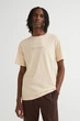 Футболка прямого кроя для мужчины H&M 1099592-001 S Бежевый - изображение 3