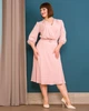 Плаття Alenka Plus 14470-2, 54, пудра - изображение 3