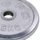 Диск для штанги 15кг металлический хромированный для штанги Highq Sport 1457-15 1шт диаметр 52мм - изображение 3