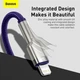 Кабель Baseus Cafule Metal Cable Type-C to Lightning Power Delivery 20W 2.4А 1м (CATLJK-A05) Purple - изображение 10