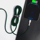 Кабель Baseus Cafule Metal Cable Type-C to Lightning Power Delivery 20W 2.4А 2м (CATLJK-B06) Green - изображение 8