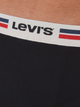 Zestaw majtek szorty męski 2 szt Levi's Logo Boxer Brief Org 2P 7012228430010 M Czarny (8720245437912) - obraz 4