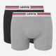 Набір трусів шорти чоловічий 2 шт Levi's Logo Boxer Brief Org 2P 7012228430050 M Сірий/Чорний (8720245438001) - зображення 1