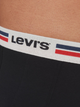 Zestaw majtek męskich typu bokserki 2 szt Levi's Logo Boxer Brief Org 2P 7012228430050 XL Szary/Czarny (8720245438025) - obraz 5