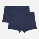 Zestaw majtek szorty męski 2 szt Levi's Solid Basic Trunk Organic Co 2P 7012228440020 S Niebieski (8720245438308) - obraz 4