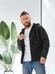 Куртка мужская утеплённая на флисе демисезонная soft shell р 56 чёрная (5271 чорна) - изображение 5