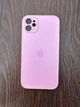 Чохол скляний протиударний матовый AG Silicone + Glass Case with MagSafe для Apple iPhone 13 Pro (6.1") Pink - зображення 1