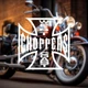 Наклейка на Авто / Мото / Витрину на Стекло Кузов "Лого West Coast Choppers" белый цвет - изображение 4