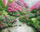 Алмазная мозаика Пейзаж с альтанкой 40х50 см ColorArt SP085 - изображение 1
