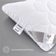 Подушка S-FORM ТМ IDEIA в чехле с молнией 40х130 см белая (08-13255) - изображение 5