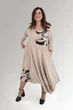 Женское платье HookK Design 029/1 Капучино 62/64 р - изображение 4