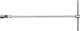 Klucz nasadovy YATO z przegubem, typ T M15 180x450 mm (YT-15280) - obraz 1