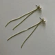 Длинные серьги с жемчугом Honey Fashion Accessories золотистый (12-88) - изображение 2