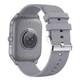 Умные часы XO J2 Star Square Smart Watch с функцией звонка серые - изображение 2