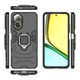 Чехол Iron RIng для Realme C67 / RMX3890 бампер противоударный с подставкой Black - изображение 5