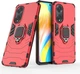 Чехол Iron Ring для OPPO A98 противоударный бампер с подставкой Red - изображение 1