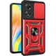 Чохол Hide Shield для OPPO A98 протиударний бампер з підставкою Red - зображення 4