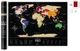 Скретч-карта мира 1DEA.me Travel Map Black World (BW) - изображение 2