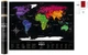 Скретч-карта мира 1DEA.me Travel Map Black World (BW) - изображение 3