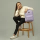 Рюкзак для міста та навчання GoPack GO24-147M-2 Education Teens лавандовий - изображение 6
