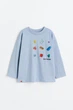 Реглан H&M х8962 блакитний 134-140 - изображение 3