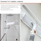 Швабра 2 в 1 для мытья окон RZTK Clean Glass + 1 дополнительная насадка - изображение 4
