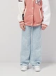 Подростковые широкие джинсы для девочки Levi's LVG Wide Leg Jeans 4EG381-L7V-LR 146-152 см Голубые (3666643081294) - изображение 1