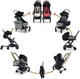 Коляска прогулянкова Bumprider Connect3 Black-Grey (51284-2109) - зображення 5