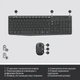 Комплект (клавіатура, миша) бездротовий Logitech MK235 Grey USB (920-007931) Сірий - изображение 7