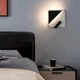 Настенный светильник светодиодный Бра Light House LNF-17416 BK WT 10W бело-черный со спотом - изображение 1