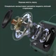 Портативная водонепроницаемая Bluetooth колонка HM11, беспроводная мини колонка с ручкой в стиле радио ретро, бирюзовая (80409075) - изображение 6