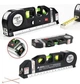 Лазерный уровень со встроенной рулеткой FIXIT Laser Level Pro 3 4в1 рулетка линейка для универсального бытового использования - изображение 6