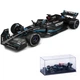 Колекційна модель Bburago Mercedes W14-63 із металу (масштаб 1:24) black - зображення 12