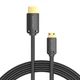 Кабель mini HDMI на HDMI 4K 60Hz Vention HDTV 2.0 male-to-male (2m, 4K 60Hz, HDMI2.0). Black - зображення 2