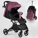 Коляска прогулянкова дитяча JOY Comfort L-30201 колір ФІОЛЕТОВИЙ рама сталь з алюмінієм футкавер підсклянник - зображення 1