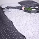 Простынь на резинке Бязь White leaves Серый 200*220 высота 25 см - изображение 3