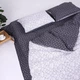 Простынь на резинке Бязь White leaves Серый 200*220 высота 25 см - изображение 12