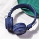 Наушники беспроводные Hoco W25 Promise Wireless с микрофоном Blue - изображение 6