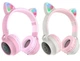 Наушники беспроводные Hoco W27 Cat Ear Wireless Headphones Pink - изображение 8
