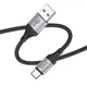 Кабель Hoco X102 USB to Type-C 1m black - изображение 1