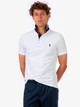Поло длинное мужское U.S. Polo Assn 118716-EE00A(White) M Белое (786667867599) - изображение 1