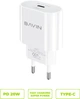 Сетевое зарядное устройство Bavin PC851Y PD 20W Type-C White (C-PC851Y-W) - изображение 2