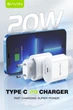 Сетевое зарядное устройство Bavin PC851Y PD 20W Type-C White (C-PC851Y-W) - изображение 3