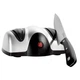 Большая двойная электроточилка для кухонных ножей Lucky Home Electric Knife Sharpener Pro Plus Чёрно-белый - изображение 1