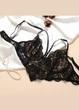 Жіночий мереживний бралет Black Touch No Brand 1267-44 Чорний M (80В) - зображення 6